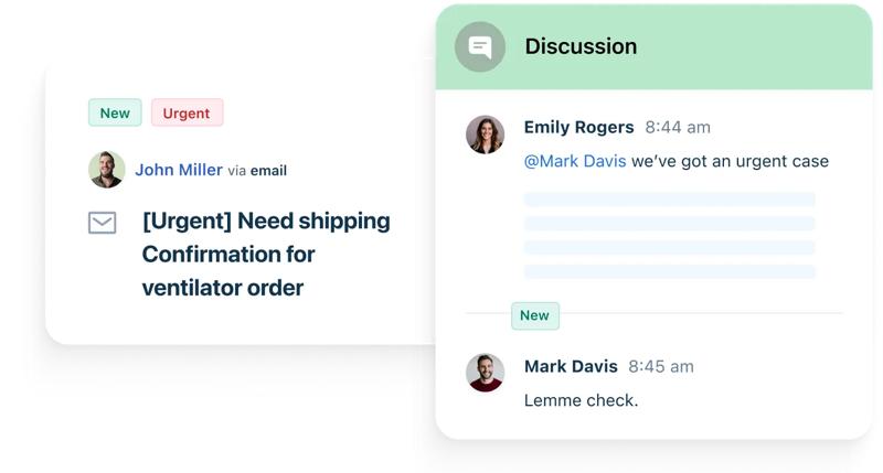 Freshdesk Omni interface mockup